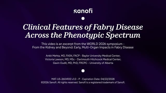 Clinical Features of Fabry Disease Across the Phenotypic Spectrum: Classic/Non-Classic