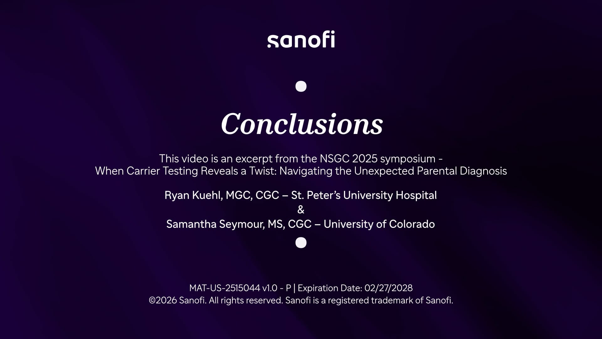 Conclusions