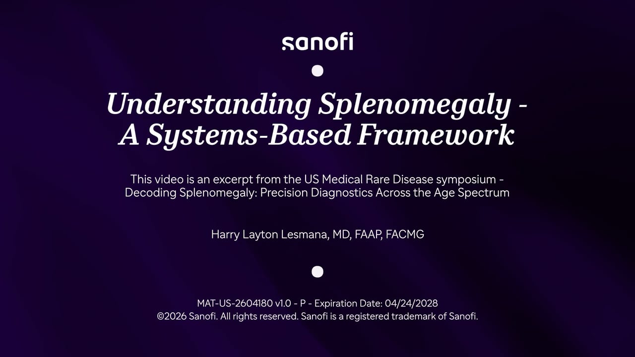Understanding Splenomegaly—A Systems-Based Framework